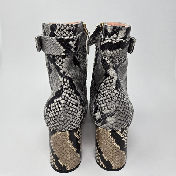 Rochas Python Embossed Boot Size 40 - Picture 3 of 12